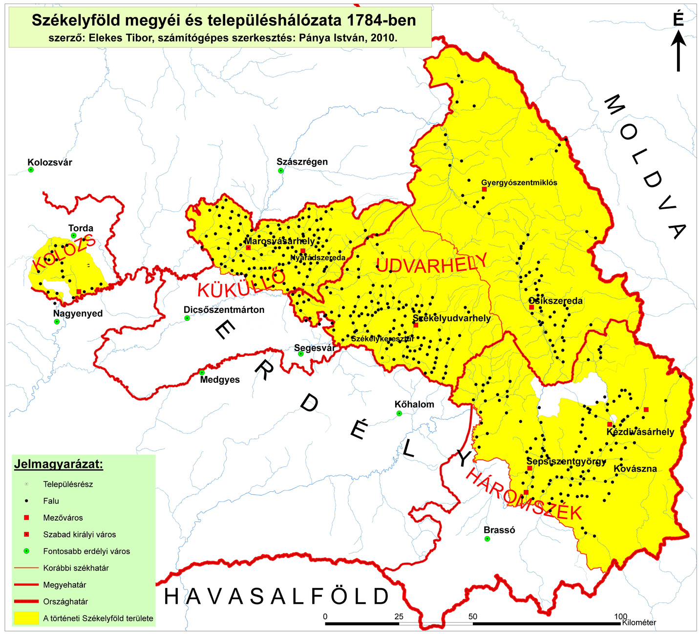székelyföld térkép Az erdélyi megyék közigazgatási határainak változása a középkortól  székelyföld térkép